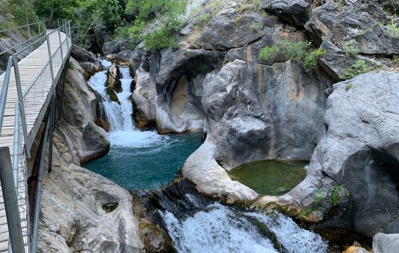 Sapadere Canyon Tour - Canyon, Historical Bridge, Cüceler Cave and Dim River Aqua Park - All Inclusive - Pink Jeeps - From Alanya