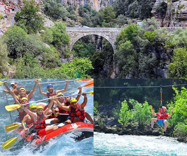 Canyoning, Zipline and Rafting Tour From Alanya